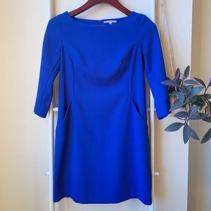 Vintage-Style Blue Sheath Dress
